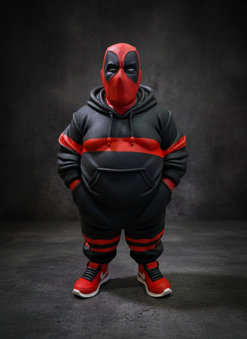 Mercenario in hoodie — action figure