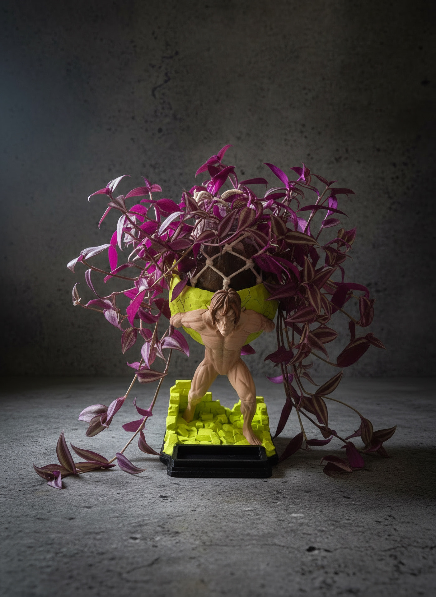 Titano — vaso scultura lime
